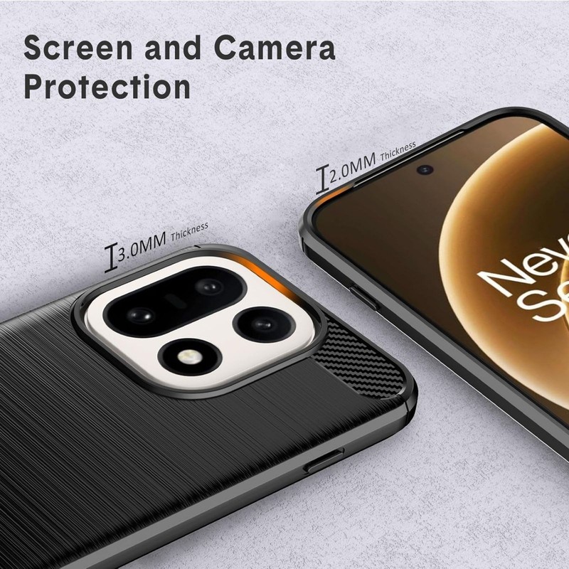 Designed for OnePlus 15 Case, Flexible TPU Shockproof Military Protection Bumper gallery