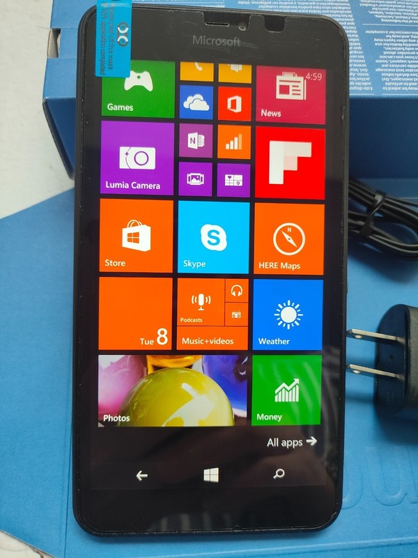 Microsoft Lumia 640 XL - 8 GB Black (Unlocked) Unlocked windowns mobile phone s7 gallery