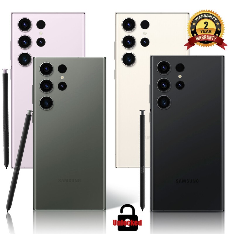 NEW SAMSUNG GALAXY S23+PLUS S916U/S23 ULTRA 5G S918U FULLY UNLOCKED 2 YR WARRANT