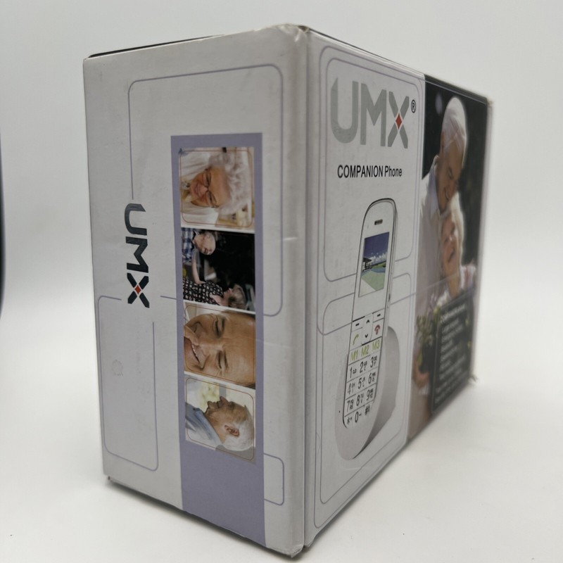 UMX Companion Phone MXC-450 CDMA White Basic Bar Phone for Senior Citizens gallery