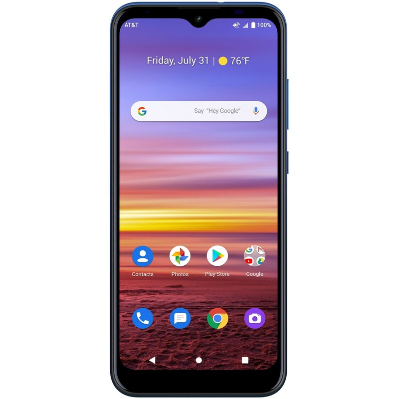 AT&T Radiant Max 4G LTE 6.5&Prime; HD+ 32GB 13MP GSM Unlocked (U705AA)(Cobalt Blue)