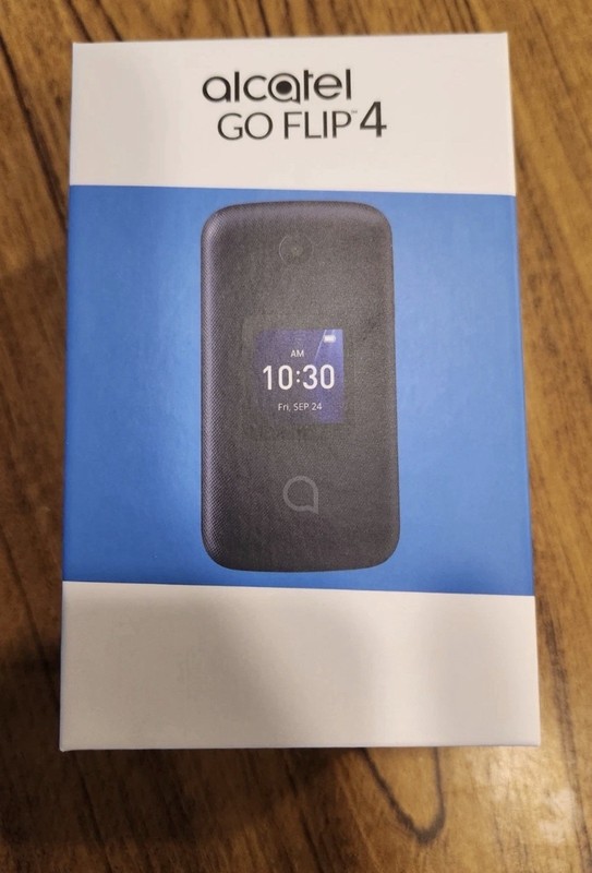 Alcatel GO FLIP 4056Z BLUE Metro By T-Mobile 4G LTE Metropcs Only Flip Phone