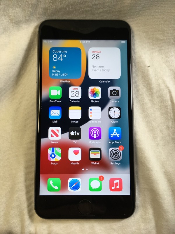 Apple iPhone 6s Plus Fully Unlocked 32GB Gray 100% BH Model A1634 (p9m)