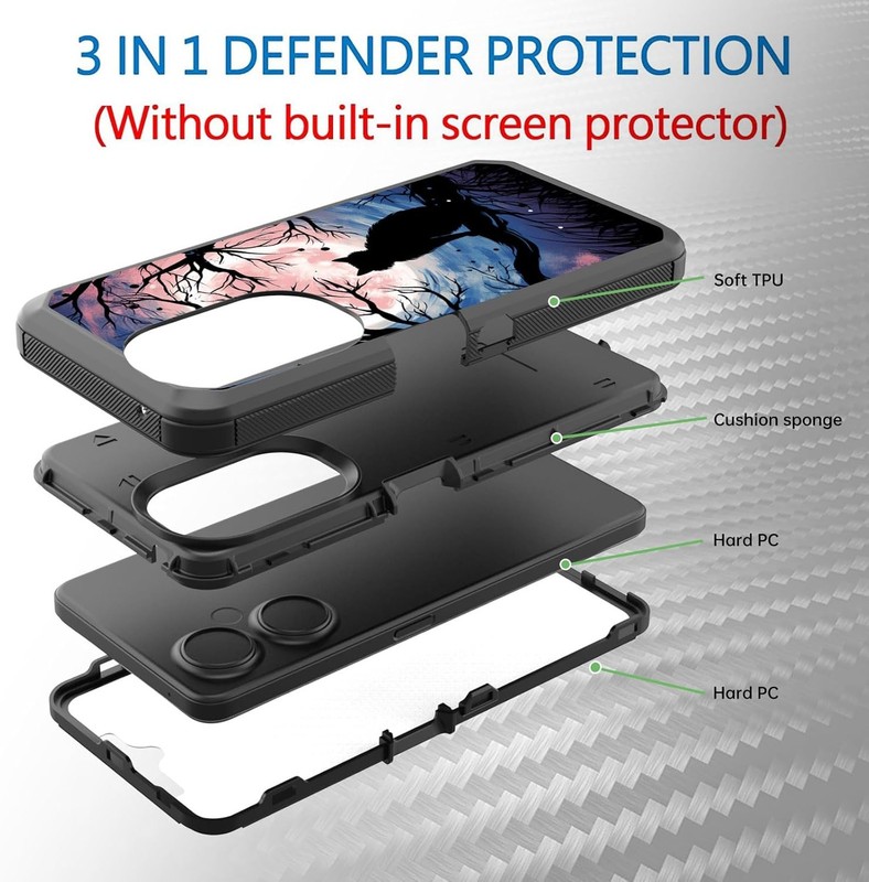 OnePlus Nord N30 5G Case, Shockproof 3-Layer Full Body Protection Rugged Heavy D gallery
