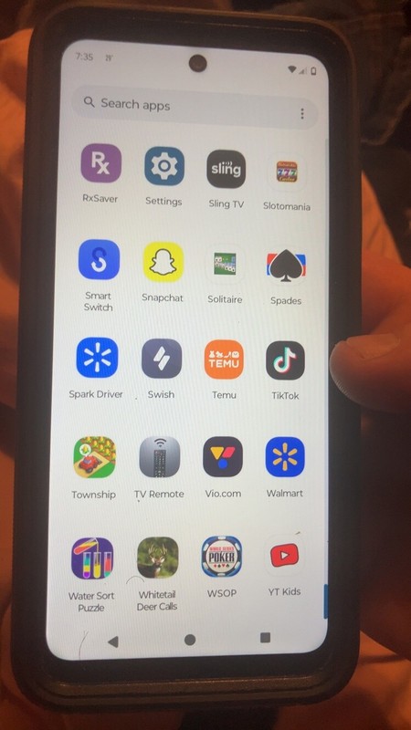 Phone with Tik Tok app downloaded