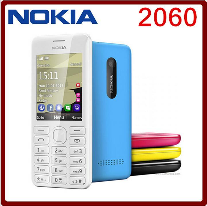 Nokia 206 2060 Single Dual SIM Russia/Arabic/Hebrew Language Original Phone