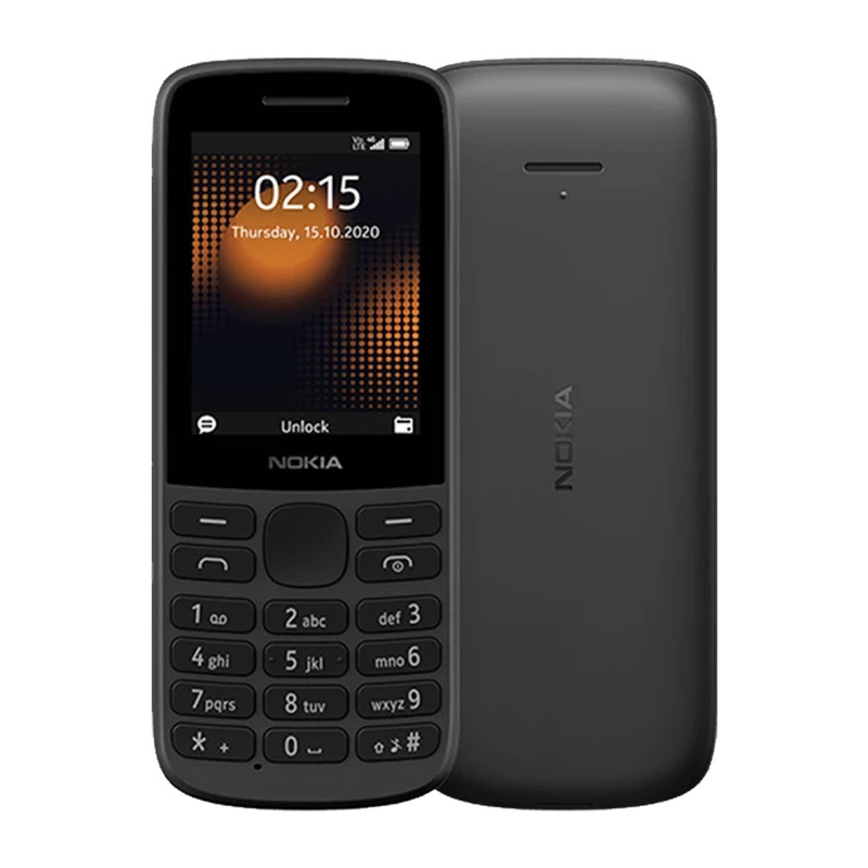 Nokia 215 4G LTE FM radio 2.4&Prime; Bluetooth 128MB 64MB RAM Phone Dual SIM
