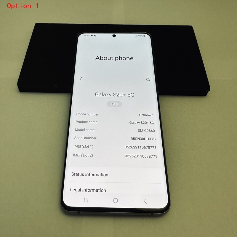 Samsung Galaxy S20+ S20 Plus 12GB Dual SIM Unlocked Original Phone Smartphone