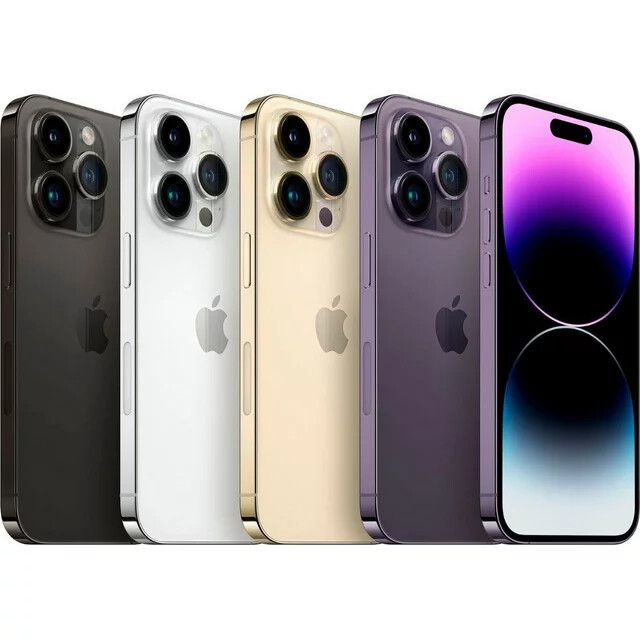 Apple iPhone 14 Pro Max – 128GB 256GB 512GB 1TB – All Colors – Very Good