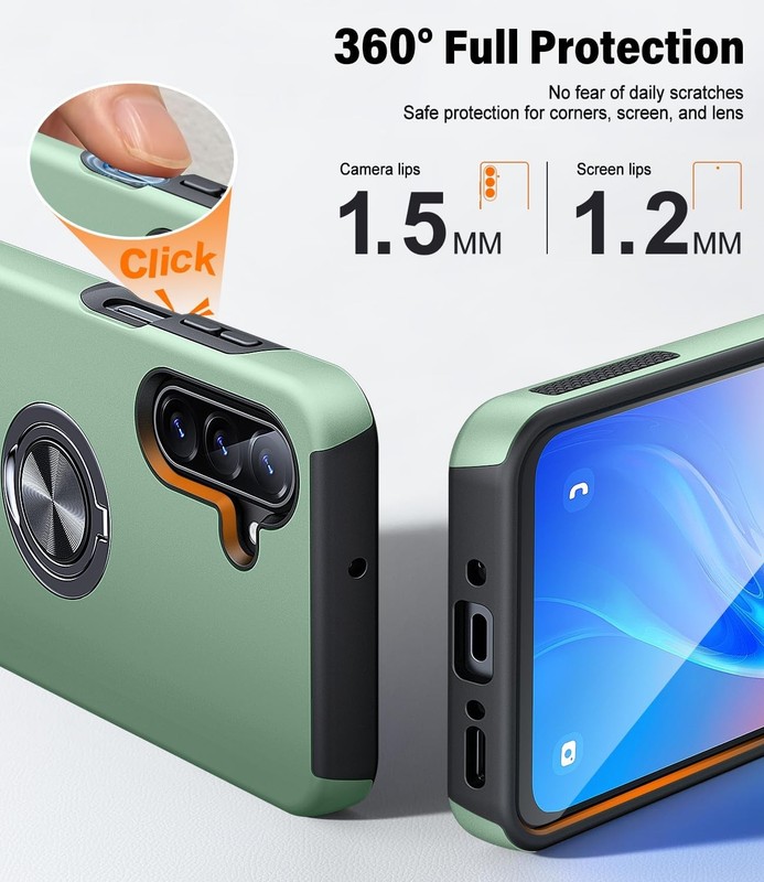 Samsung Galaxy A17/A26 5G Phone Case with Screen Protector, Alpine Green gallery