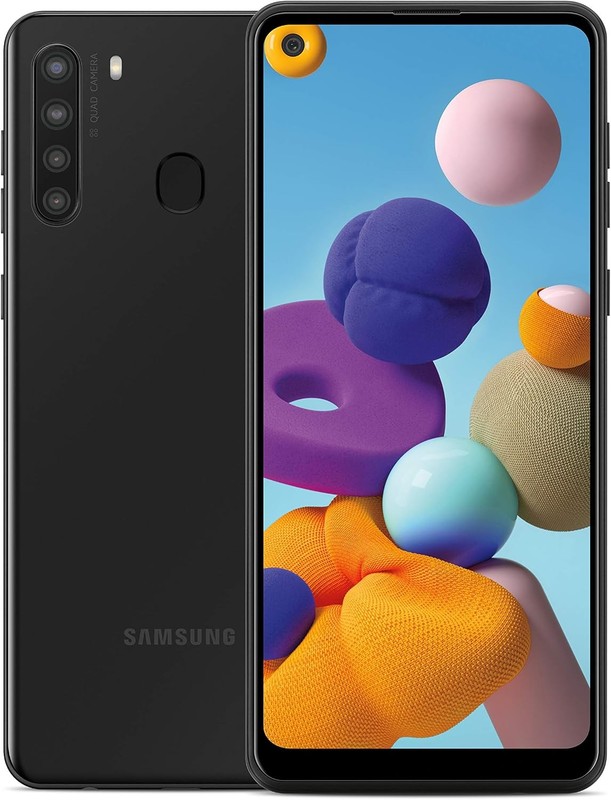 Samsung Galaxy A21 SM A215U 32GB Black Unlocked -EXCELLENT 9+/10!