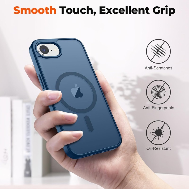 Magnetic for iPhone 17e Case & iPhone 16e Case, Translucent Matte Shockproof Cov gallery
