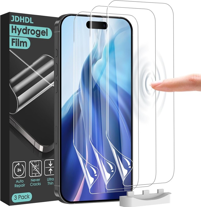 3 Pack Screen Protector & Flexible Film for iPhone 17 Air, Scratch Resistant, TP