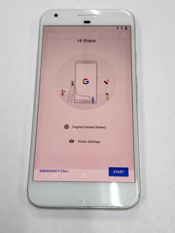DEFECTIVE – Google Pixel XL – 128GB – Silver – Unlocked – 12342