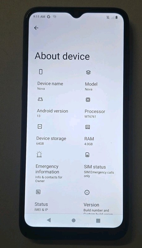 DIALN Nova, 64GB, Android, GSM, CDMA, Unlocked, Smartphone, 4G-LTE, Reset,🔥🔥 gallery