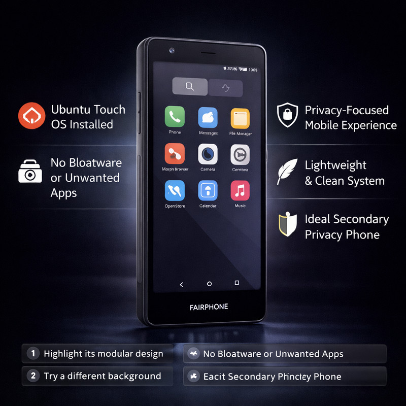 Fairphone 2 | Ubuntu Touch OS | Privacy Phone | No Tracking or Bloatware