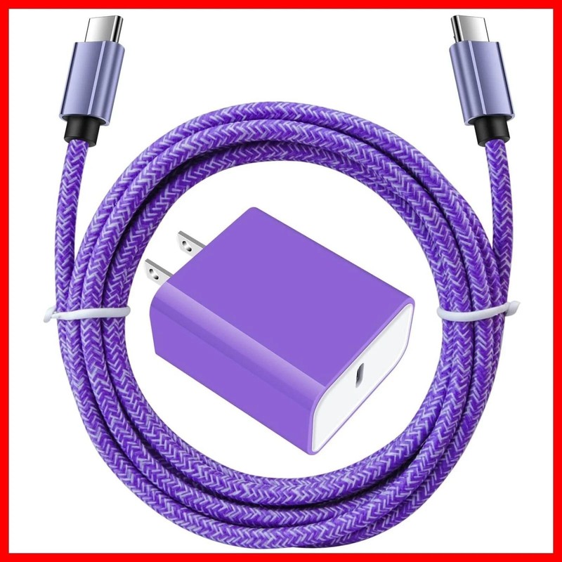 20W USB C Fast Wall Charger Block for Samsung Galaxy A16 5G with 6Ft Type C Cord