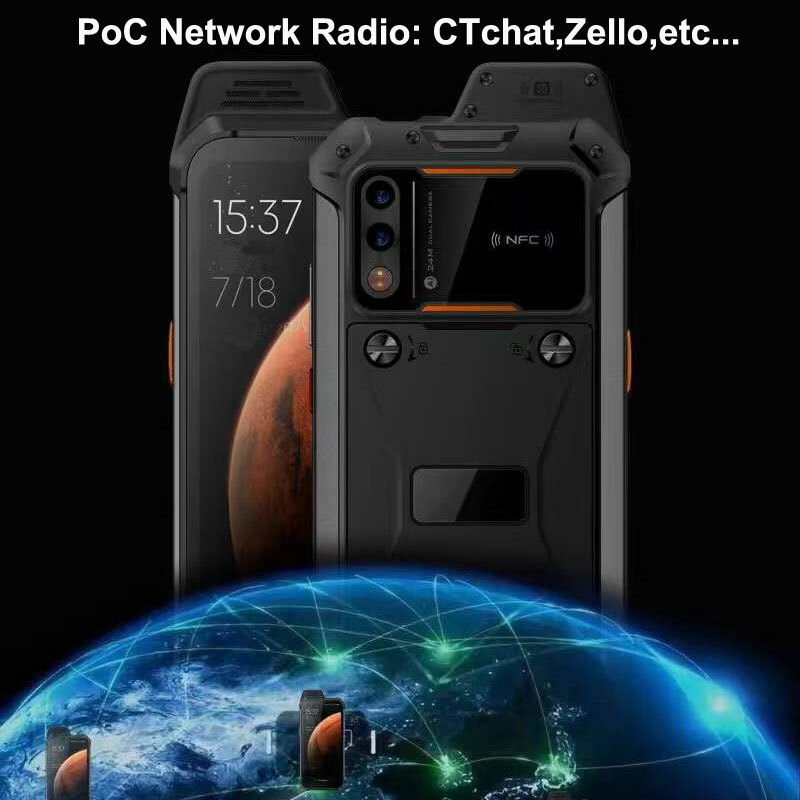 6.3inch W888 4G Android 11 Smartphone 2-way Walkie Talkie PoC Radio PTT Mobile gallery