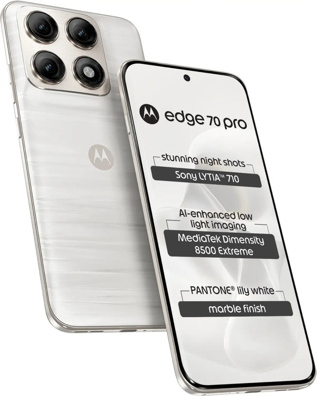 Motorola Edge 70 Pro 5G 6.8&Prime;144Hz Global Version D8500Extreme 6500mAh By FedEx