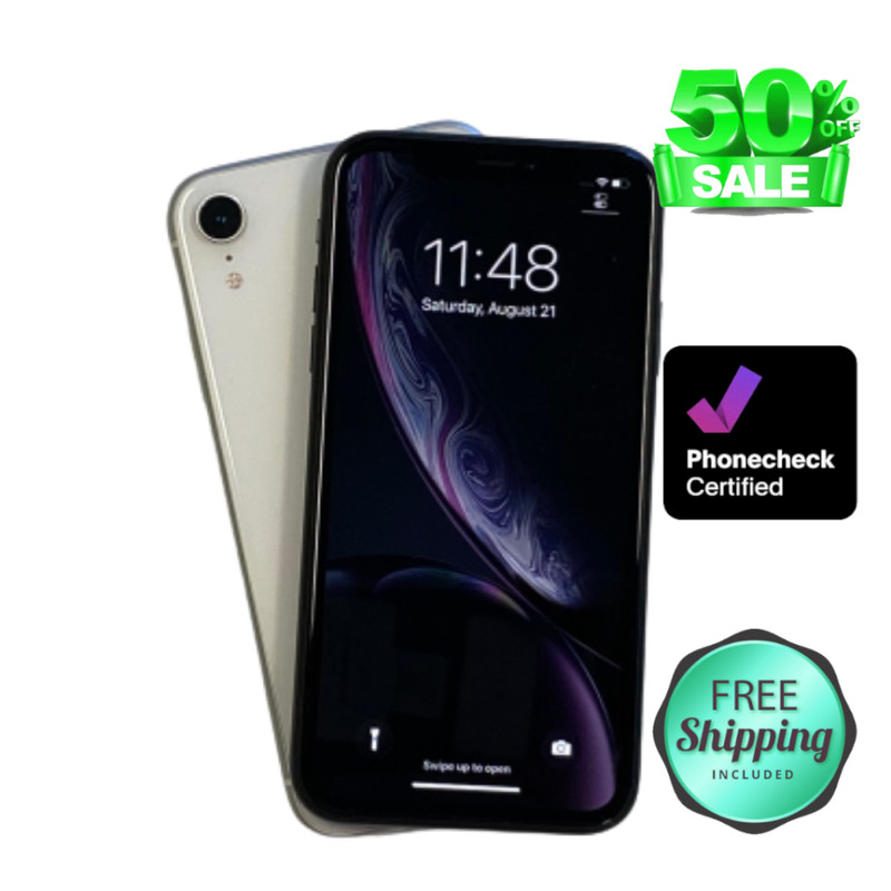 Apple iPhone XR 64GB Unlocked Coral White Boost Verizon Att T-Mobile Pristine 4