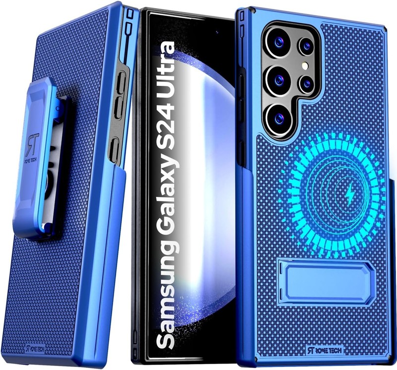 Samsung Galaxy S24 Ultra Case with Belt Clip Holster – Heavy Duty Phone Cover