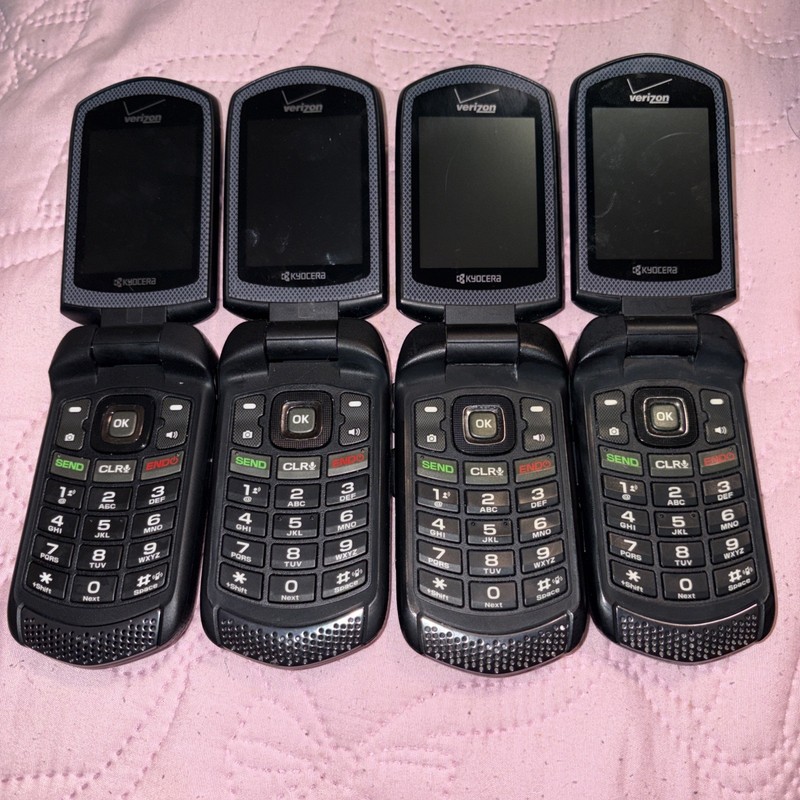 EXCELLENT CONDITION #2 VERIZON KYOCERA DURAXV E4520 RUGGED WATER-RESISTANT