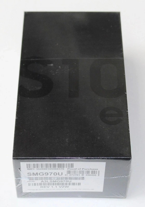 Samsung Galaxy S10e 128GB Black (Verizon) Unlocked T-Mobile NEW OTHER OPEN BOX
