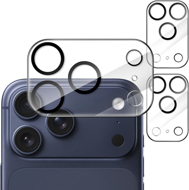 3PCS Camera Lens Protector for iPhone 17 Pro Max 6.9 Inch Anti Scratch HD Clear