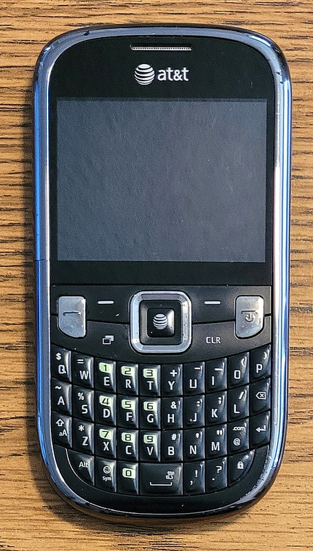 AT&T Altair Z431 - Black and Silver ( GSM ) Rare Cellular Phone - No Back gallery