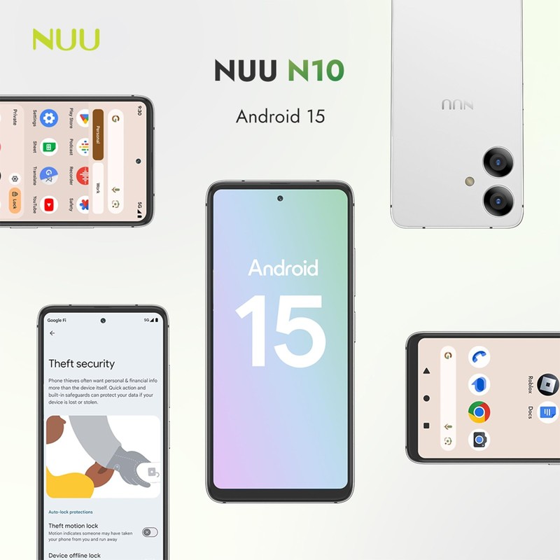 N10 Basic Cell Phone for T-Mobile, Mint, Metro, Qlink, Tello and More 4GB/128... gallery