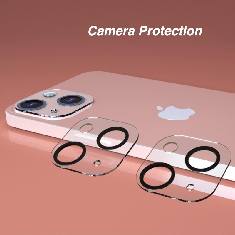 3PCS Camera Lens Protector for iPhone 15 & iPhone 14, Tempered Glass, Anti-Scrat gallery