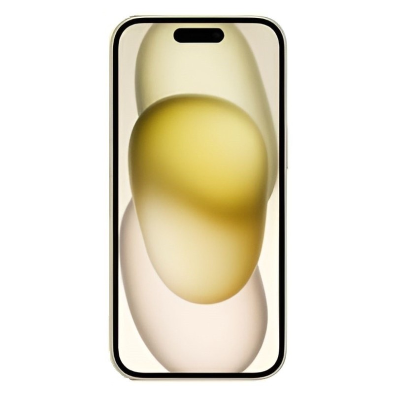 Apple Unlocked Yellow iPhone 15 with 61 Inch OLED Display and 256GB Storage