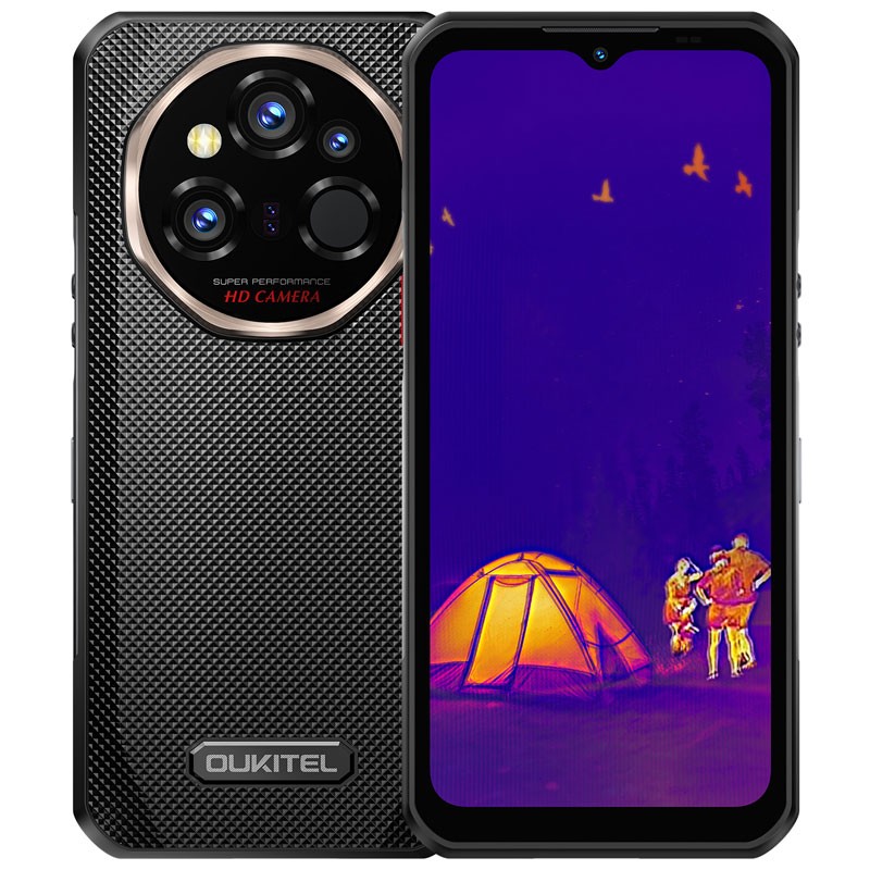 5G 4G OUKITEL WP55 Ultra Rugged Smartphone Android 15 Thermal Imaging 11000mAh