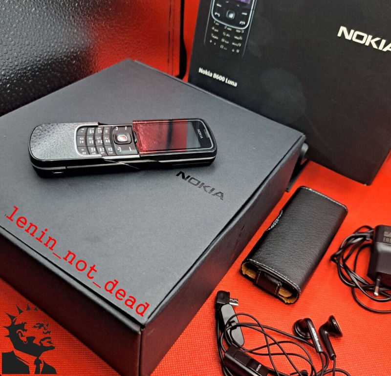 NOKIA 8600 LUNA phone mobile UNLOCKED box complete SET VINTAGE USED