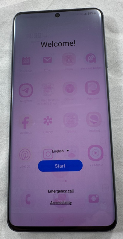 SAMSUNG GALAXY S20 ULTRA 5G SM-G988U UNLOCKED 128GB GRAY (MEDIUM SCREEN BURN)