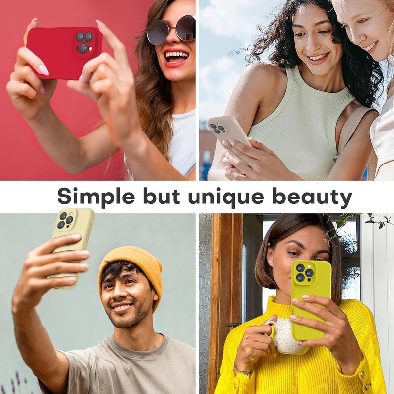 Designed for iPhone 15 Pro Max Case, Premium Silicone Shockproof Protective Case gallery