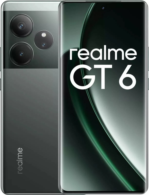 realme GT 6 5G (Green 12GB 256GB)6.78&Prime; 8s Gen 3 Mobile Platform Global Version.
