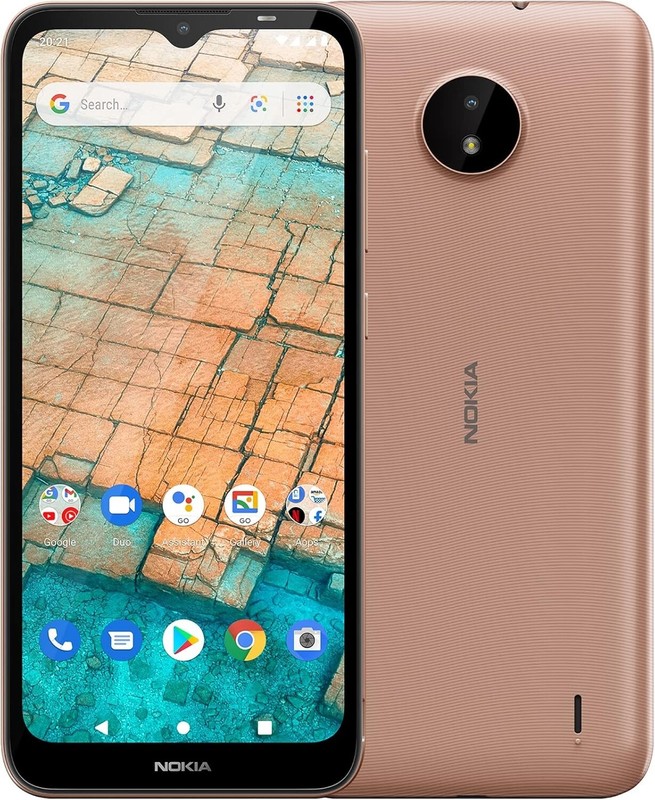 (10PCS BULK) Nokia C20 | Unlocked | Dual SIM | 6.5&Prime; | 2/32GB | Color: Sand