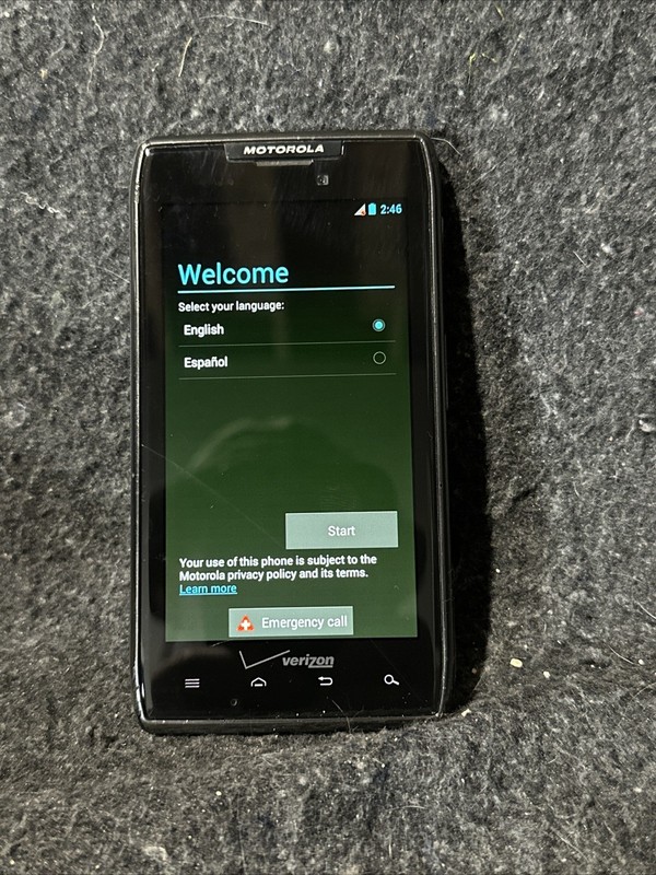 Motorola Droid RAZR XT912 Smartphone Verizon 4G LTE Android Black SOME DAMAGE