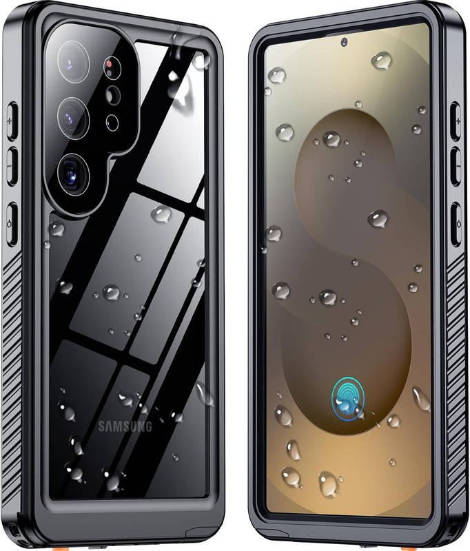 Waterproof Case & Screen & Camera Lens Protector for Samsung Galaxy S25 Ultra IP