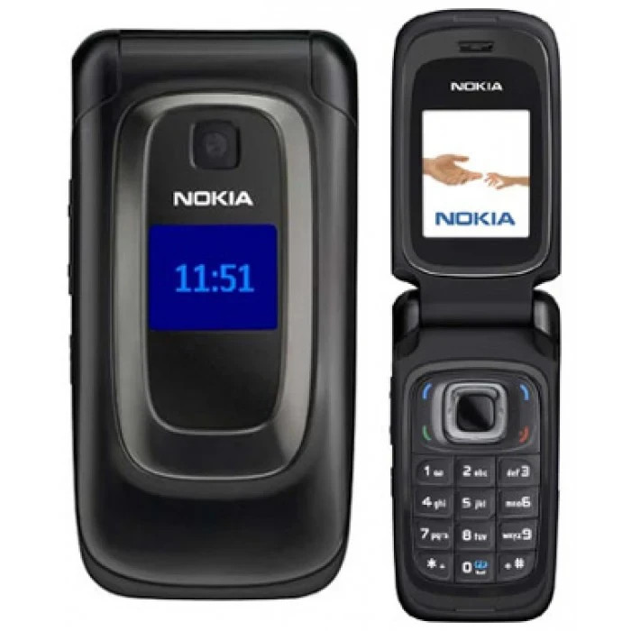 New Condition Nokia 6085 Black Unlocked 4MB 2.0&Prime; VGA Flip Mobile Phone+Warranty