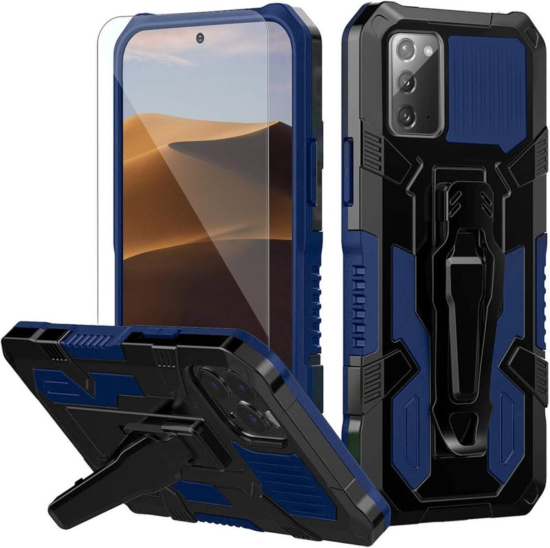 Samsung Galaxy Note 20 5G Case Military Grade Protection Cover Belt Clip