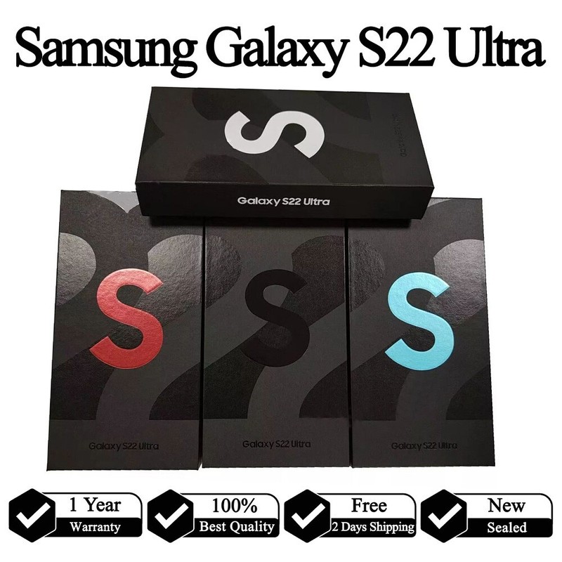 New Samsung Galaxy S22 Ultra 5G 128/256/512/1TB Unlocked T-Mobile AT&T Verizon
