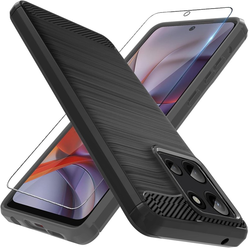 Moto G 2025/2026 Case: Shock-Absorption Flexible TPU Rubber Protective Cover
