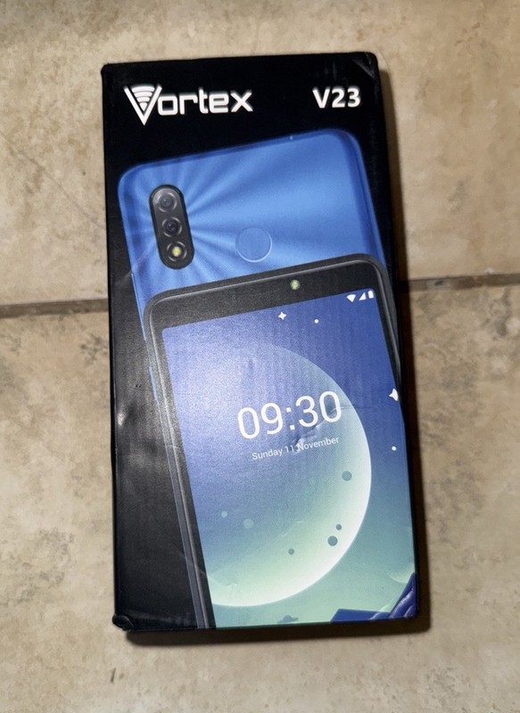 Vortex Cellular V23 – 32GB – 4G LTE- Dual SIM Smartphone – Blue – NEW