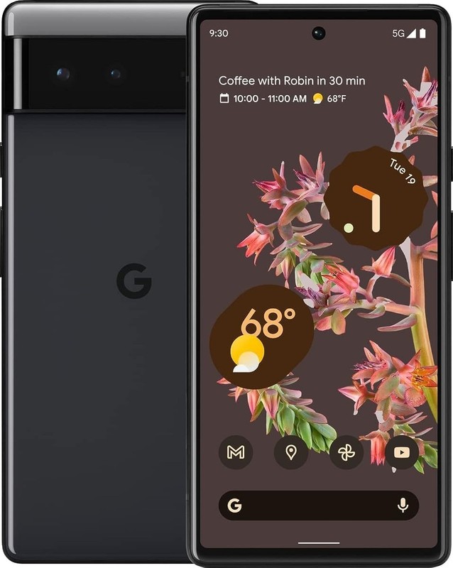 Google Pixel 6 256GB Stormy Black Smartphone Good Condition 5G – Unlocked