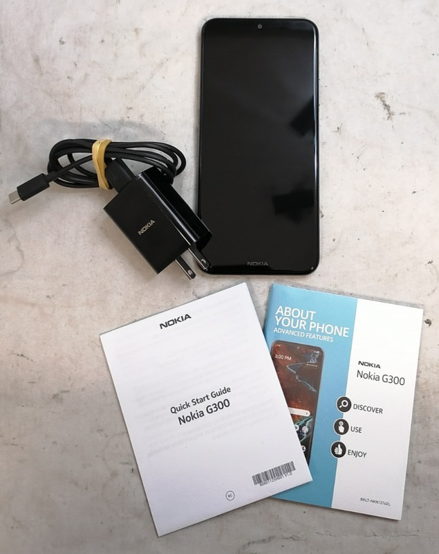 Nokia G300 N1374DL 6.5&Prime; 64 GB – Black (TracFone) No SIM Card