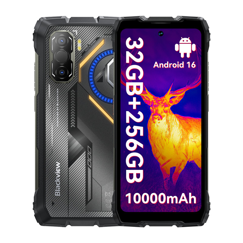 Blackview ROCK 3 Rugged Smartphone 32GB+256GB Thermal Imaging 10000mAh NFC 108MP
