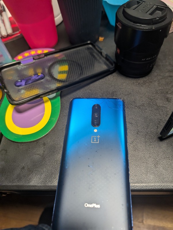 OnePlus 7 Pro 256GB 6.78" Android Smartphone, Blue Slate - Used gallery