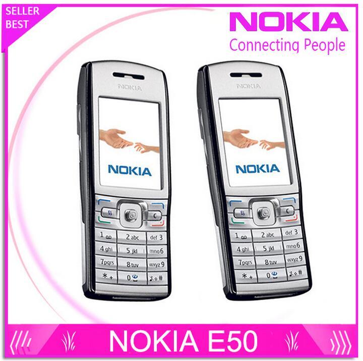 Unlocked Cellphone Nokia E50 Bluetooth Mobile Phone 1.3mp Camera Fm Mp3 Mp4